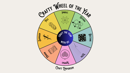 Introducing the Crafty Wheel of the Year, starting with Imbolc!
